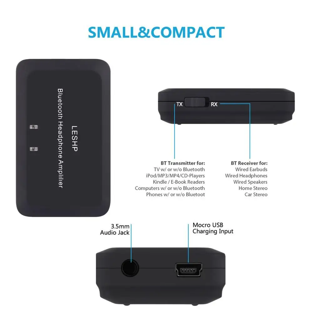 HIFI Headphone Amplifier Professional Portable Mini 3 5mm Headphone Audio Amplifier for Mobile Phones