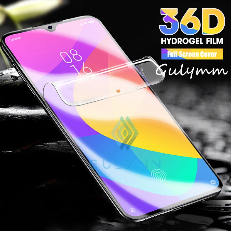 

36D Soft Hydrogel Film For Xiaomi Redmi 7A 6A Note 6 7S K20 7 Pro Screen Protector Mi 8 A2 Lite 9 9T Full Cover Film Not Glass