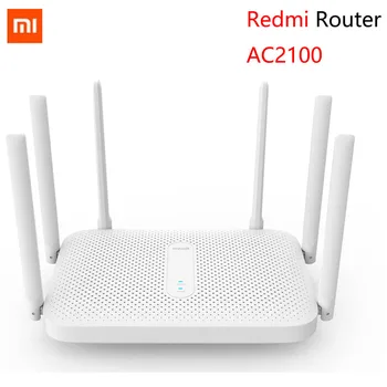 

Xiaomi Redmi AC2100 Router Gigabit 2.4G 5.0GHz Dual-Band 2033Mbps Wireless Router Wifi Repeater With 6 High Gain Smart Antennas