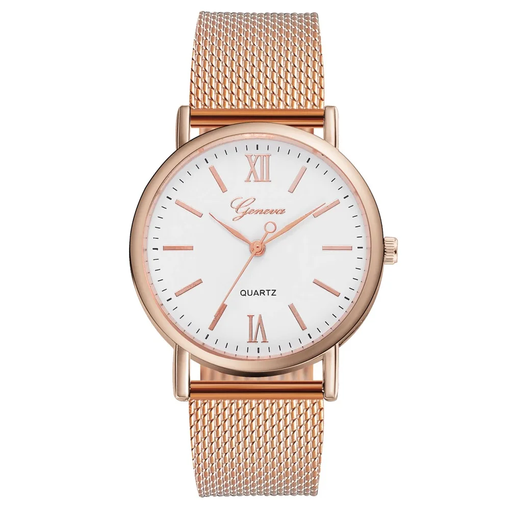 

2019 Geneva Belt Watch Men Geneva Quartz Watch Geneva Watches