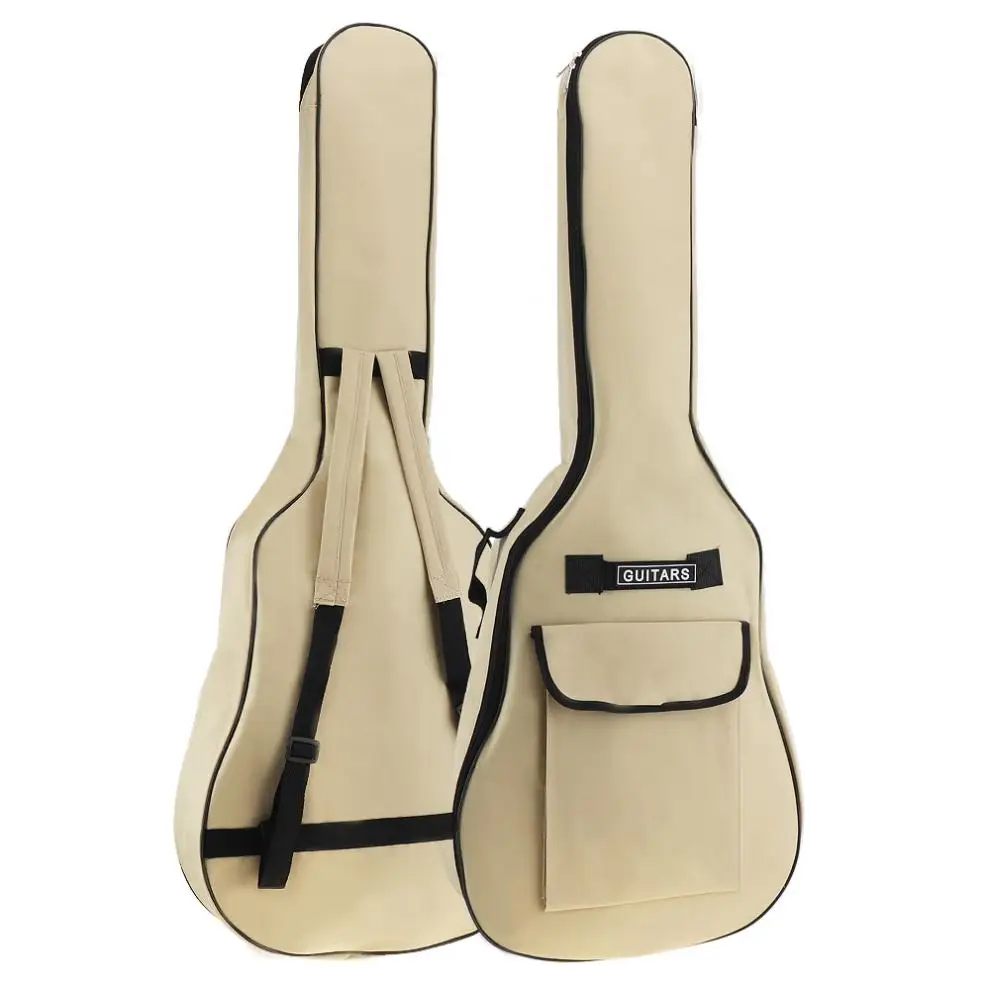 40/41 дюймовый чехол для гитары из ткани Оксфорд с двойными ремешками мягкий водонепроницаемый рюкзак из хлопка 5 мм