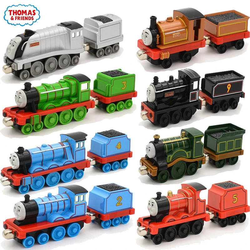 Alle Thomas Vrienden Trein Spoor Set Speelgoed James Duke Petcy Henry 1:43 Legering Magnetische Treinen Vervoer Model Kid speelgoed|Diecast & Speelgoed auto´s| - AliExpress