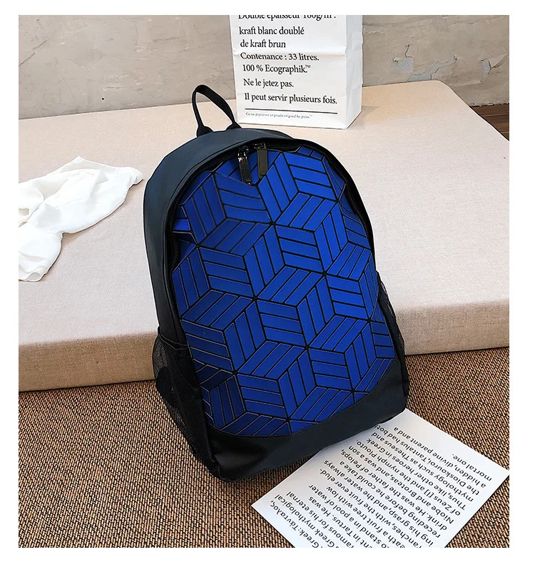 Новая модель алмазной школьной сумки с рюкзак в форме бриллианта для путешествий на открытом воздухе кампуса