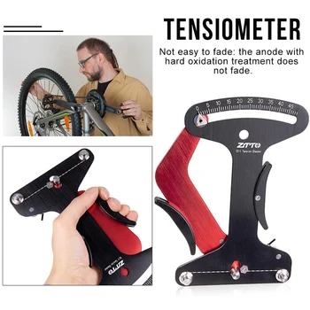 

Bike Indicator Meter Tensiometer Bicycle Spoke Tension Wheel Builders Tool Bicycle Spoke Repair Tool