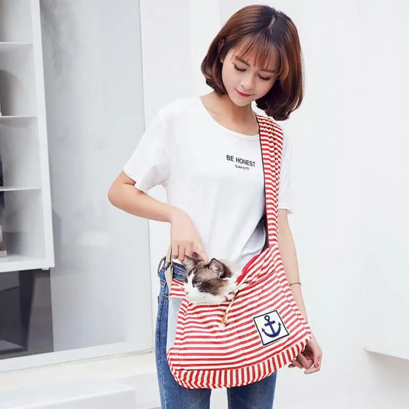 Pets Carrying Bags Pets Supplies Pet Carrier For Cat Folding Cage Collapsible Crate Handbag Cloth Bags Sac De Transport Pour