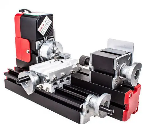 Outil de bricolage grande puissance Mini tour rotatif en métal, moteur 20W 20000rev/min, une Machine multifonction en métal Miniature ► Photo 3/6