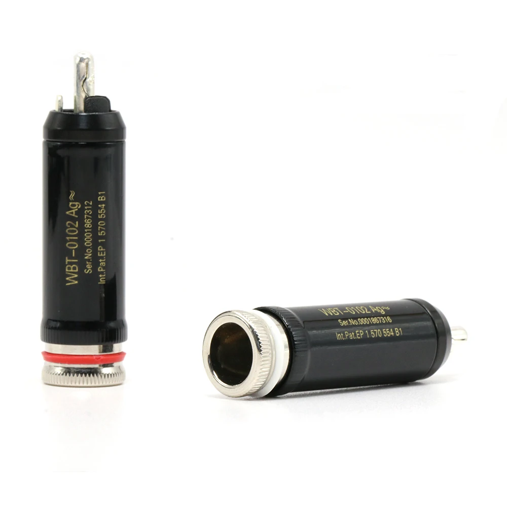 Hi-end WBT-0102 AG Nextgen медный RCA штекер, штекер RCA адаптер,(набор из 4 шт