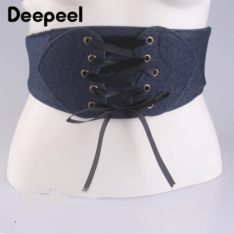 Deepeel, 1 шт., 15 см* 64 см, четыре брекета, эластичный, супер широкий женский пояс, простой и универсальный, с платьем, пояс YK640