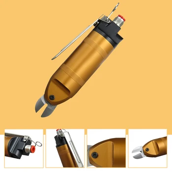 

Pneumatic Air Crimping Pliers 2.0mm Iron Wire Shear Clamp Air Nipper HS20-S5 Blade 14 Gauge Air Shear Cutter Tools