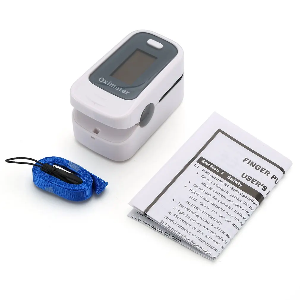 

Portable Finger Pulse Oximeter Blood Oxygen Heart Rate Battery Powered Digital Fingertip Pulsoximeter For Home Use