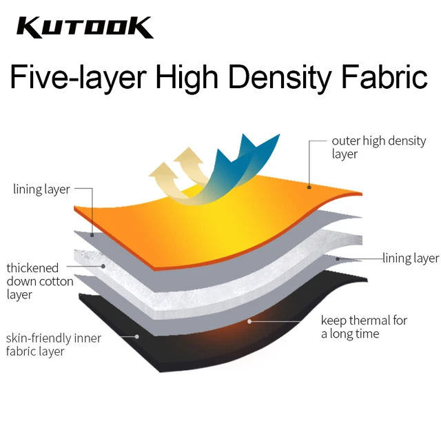 KUTOOK 남성용 다운 코튼 하이킹 조끼: 겨울을 위한 필수품