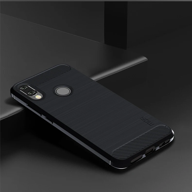 Mofi для Xiaomi Redmi Note 7 Pro мягкий силиконовый матовый чехол из углеродного волокна для Xiaomi Redmi Note 7 защитный чехол