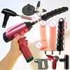 Fascia Gun Refit Sex Machine Attachment Electric Body Massager Change Masturbation Machine Dildo Adapter For Squirt Orgasm 1
