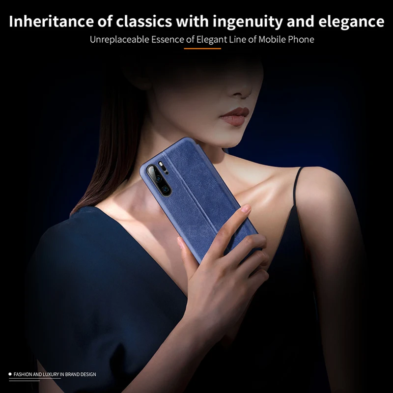 Кожаный чехол книжка для Huawei P40 P30 P20 Mate 30 20 Pro Lite Honor 9C 9S 9A 10 9 P Smart Y9 Prime 2019