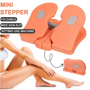 

2 in 1 Stepper Home Office Mute in Situ Climbing foot massager Legs Slimming exercise Equipment Weight Loss Fitness Machine