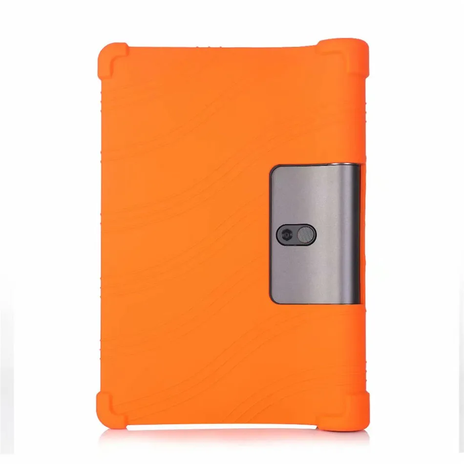 Чехол для lenovo Yoga Smart Tab YT-X705F чехол Funda Tablet Для lenovo Yoga Tab 5 10,1 дюймов Мягкий силиконовый чехол для Капа оболочки кожи - Цвет: Оранжевый
