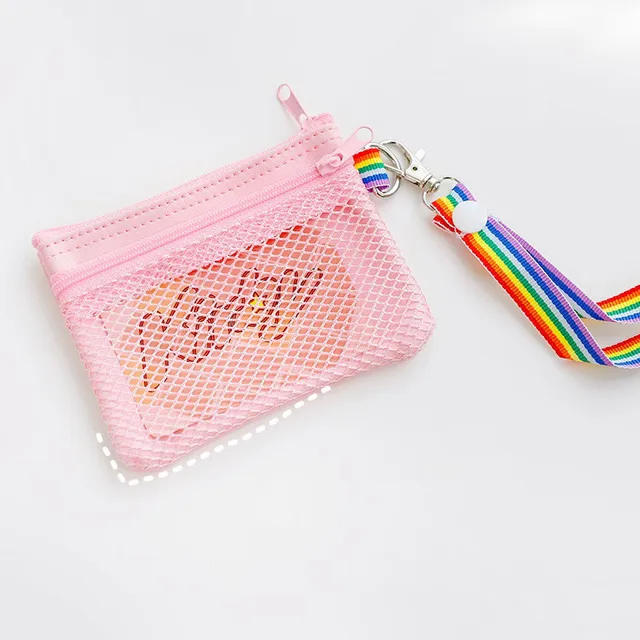 Kawaii Star Kirby Game Peripheral Series Kirby Pink Coin Purse Cartoon Bus Metro Card Bank Card Storage Bag Boy Girl Gift 3