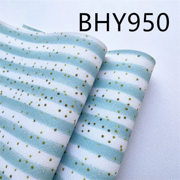 BHY950 В горошек и с принтом в виде русалки узор 1 лист 20*33 см A4 пальто с рисунком героев из мультфильмов; пальто из искусственного Snythetic кожа лист viny ткань BHY932 - Цвет: BHY950