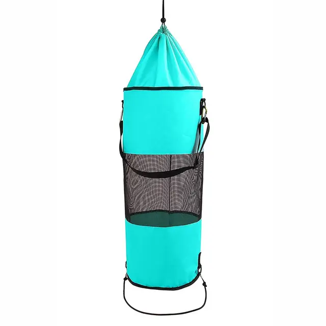 or Camper… Turquoise Port City Creations Boat Trash Bag Portable Outdoor Mesh Trash Bag for Your Boat Kayak 