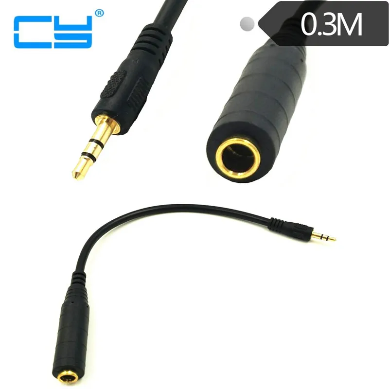 6 35 мм мама до 3 5 штекер Джек стерео Hifi микрофон аудио Удлинительный кабель |