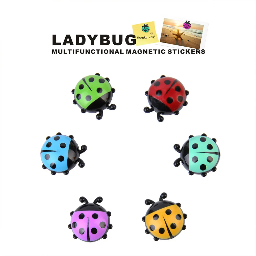 Ladybug Message Board Post-It Note Creative Photo Sticker Home Decor Fridge Magnet Refrigerator Decoration Gift For Kitchen magnetic fridge magnets,magnetic sticker,magnetic fridge stickers,refrigerator decor