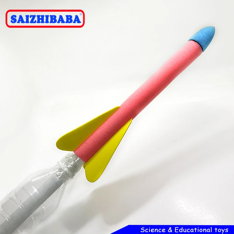 Saizhibaba воздушная ракета пусковая установка игрушка для детей Diy Science развивающие