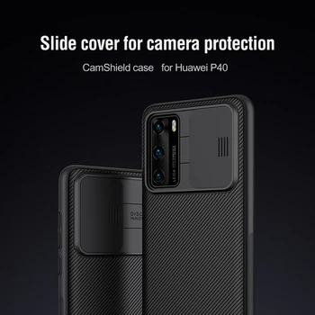 

For Huawei P40 Case NIllkin Slide Camera Cover Phone Case Lens Protection Cover For Huawei P40 Pro Mobile Phone Case
