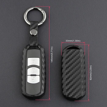 

For Mazda 3 6 CX-3 CX-5 Car Key Case Shell Housing Protective Case Accessories Fashion