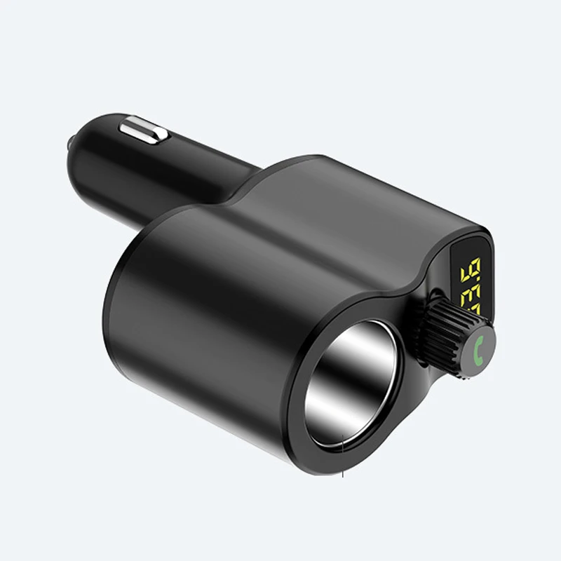 Универсальное многофункциональное автомобильное зарядное устройство Dual usb type C Bluetooth 3.1A быстрая зарядка автомобильное зарядное устройство u-диск Воспроизведение HD декодирование FM