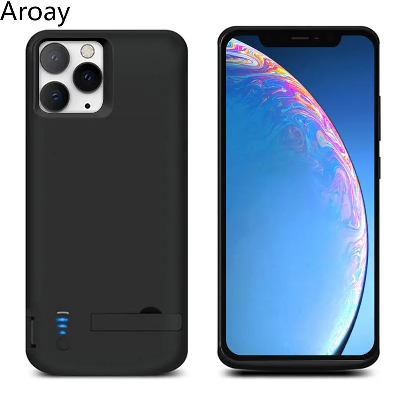 Чехол для зарядного устройства Aroay 5000 мАч для iPhone11Pro 11ProMax зарядное устройство для аккумулятора Внешний чехол для iPhone11