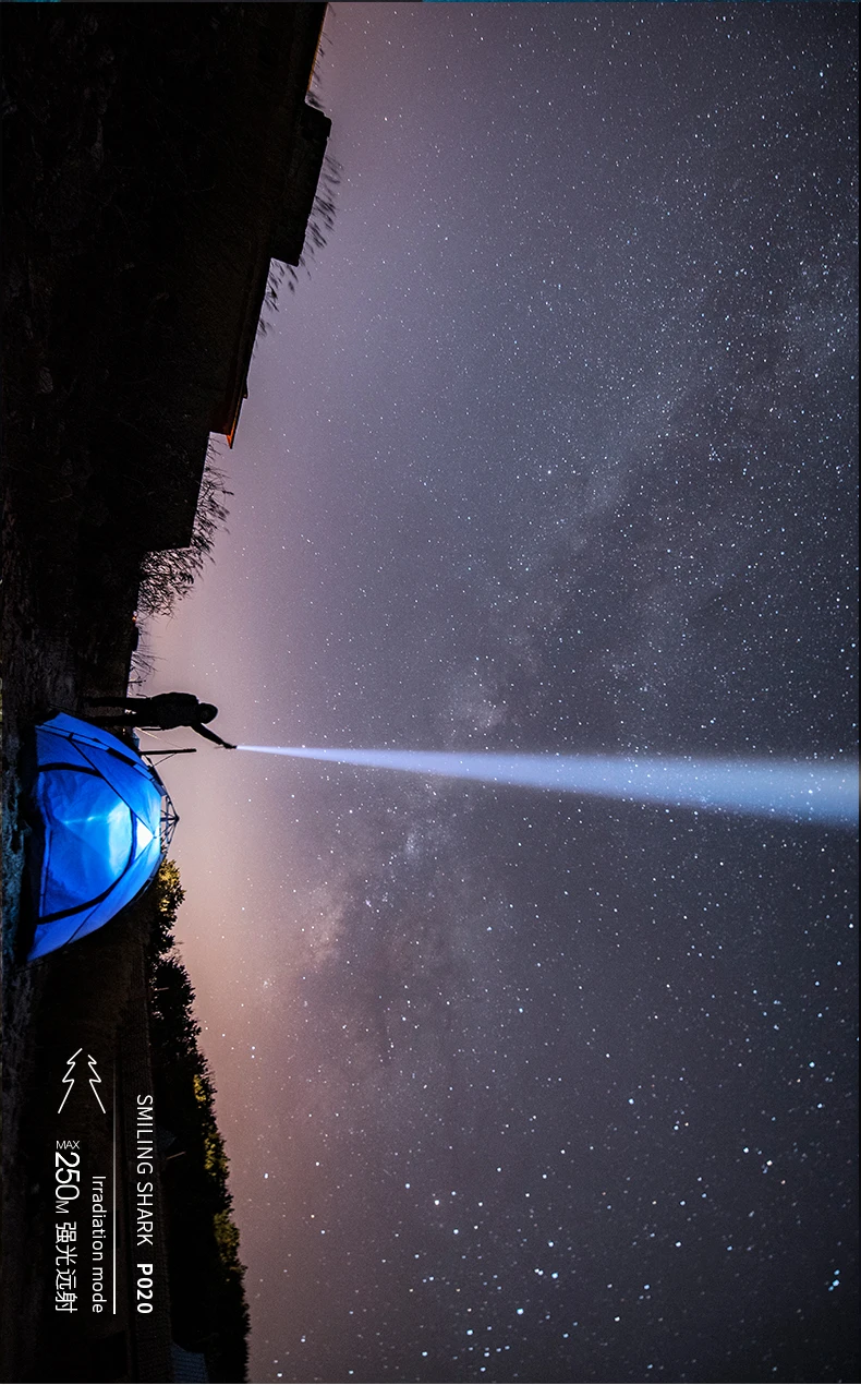 Acampamento ao ar Lanterna de Montagem Livre Segurança Recarregável Foco Ajustável Tático Flashligh Linternas Iluminação Portátil Ec50sd 15 Acampamento ao ar livre lanterna de montagem