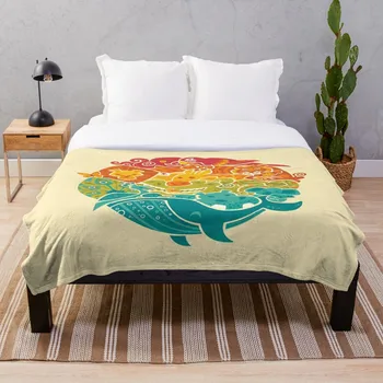 

Animal Rainbow cream Blanket Wool Flannel Plush Blanket Bedspread For office Sherpa Blanket Couch Quilt Cover Travel