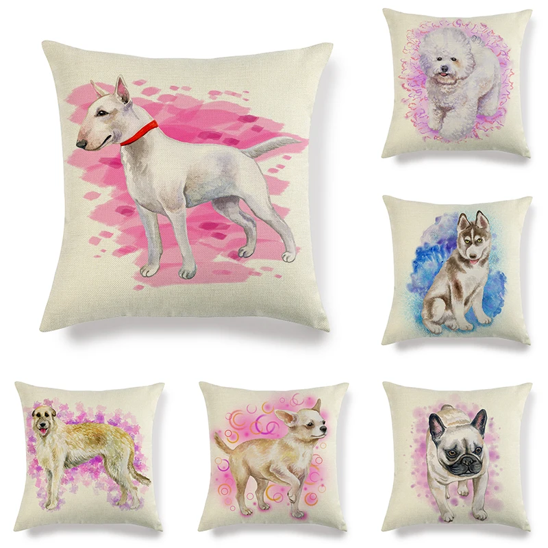 

Hongbo 1 Pcs Colorful Animals Throw Pillow Cushion Cover Car Home Sofa Decorative Pillowcase Christmas Decorations