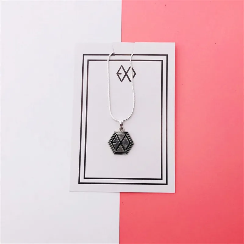 Youpop KPOP Blackpink NCT TWICE GOT7 SEVENTEEN EXO X1 альбом чокер кулон шнурок для Ожерелья Цепочка ювелирные изделия аксессуары для мальчиков и девочек