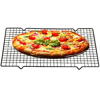 

1pc Carbon Steel Non-stick Cooling Rack Cooling Grid Baking Tray For Biscuit Cookie Pie Bread Cake Baking Rack