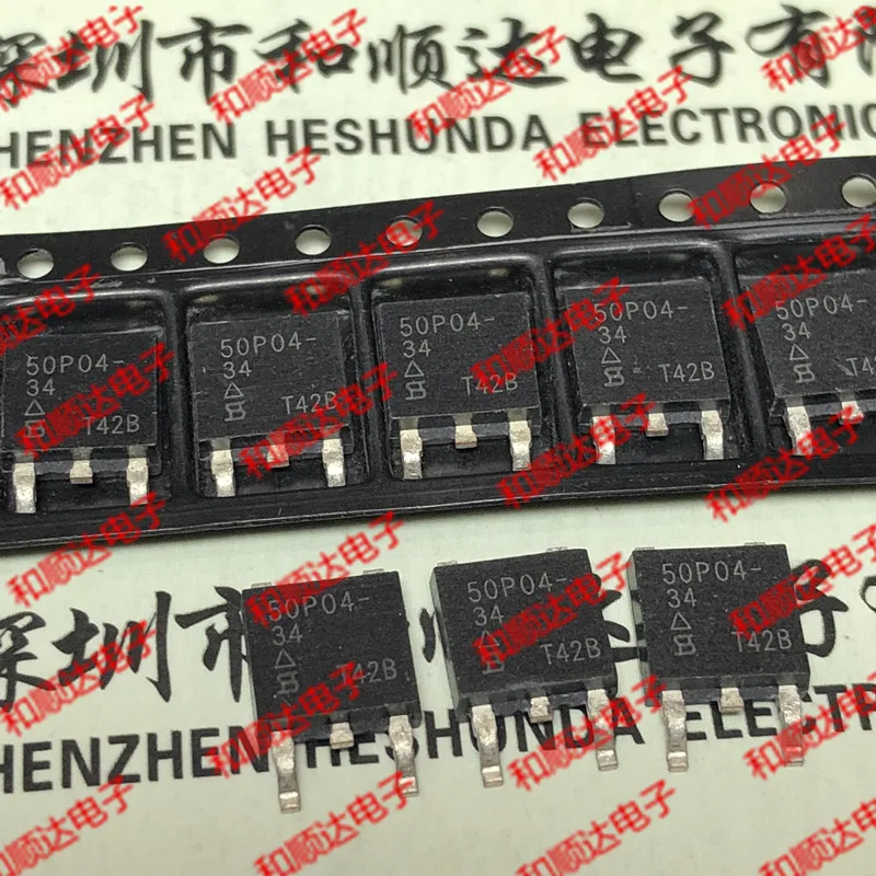 Original New / 5pcs / 50P04-34 SUD50P04-34 TO-252-40V-20A