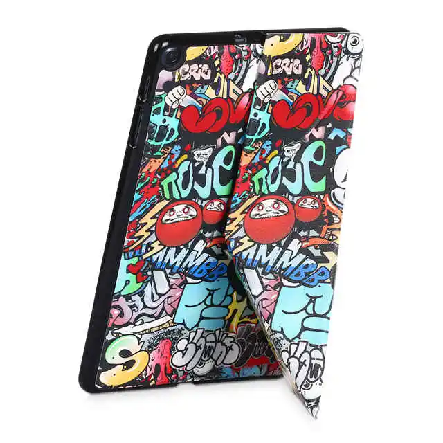 Scrawl IBuyiWin трансформируемый Премиум PU кожаный чехол для Samsung Galaxy Tab A 10,1 SM-T510 SM-T515 10," планшет Funda Capa чехол+ подарки - Цвет: Scrawl