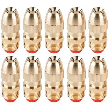 

10Pcs 1/2 inch Adjustable Sprinkler Middle Distance Sprinkler Brass Nozzle Garden Lawn Irrigation Watering Fittings