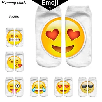 

expression 1 colloction 6pairs printed socks wholesale dropshipping