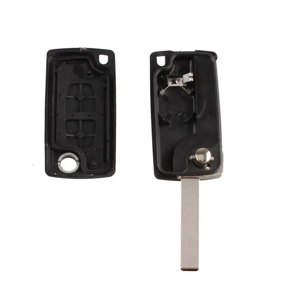 2 кнопки Замена автомобиля Флип брелок чехол для PEUGEOT 207 307 308 & 407 новый