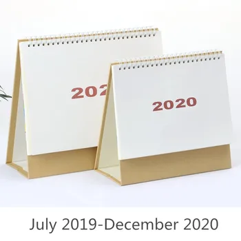 

2020 Fashion Simple Kraft Paper Calendar Desk Calendar Daily Weekly Schedule Planner 2020.01~2020.12