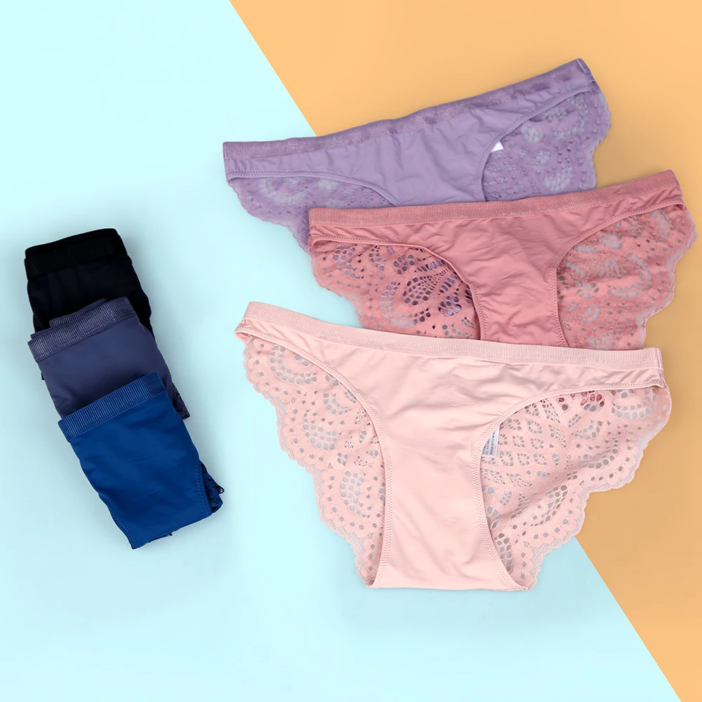 2 шт./упак. женское сексуальное нижнее белье женские кружевные трусики Бесшовные