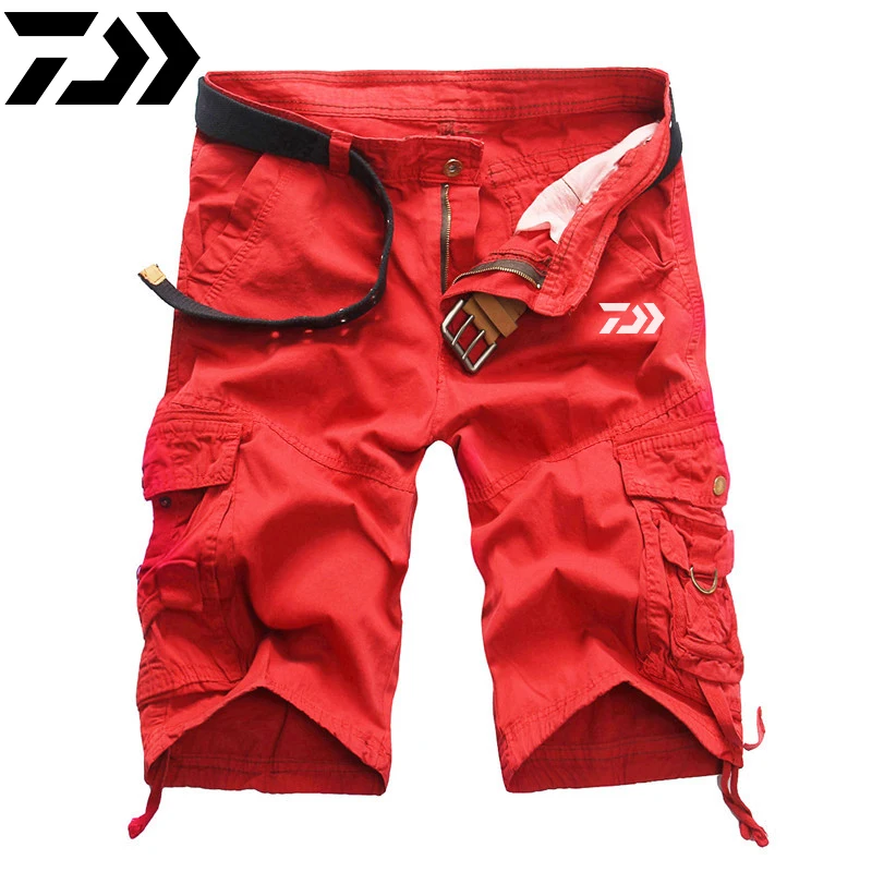 DAIWA DAWA летние мужские камуфляжные рыболовные шорты, спортивные штаны для рыбалки на открытом воздухе, дышащие быстросохнущие Светоотражающие рыболовные шорты - Цвет: 2