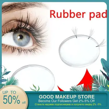 

10Pcs Eyelash Extension Easy Fan Lash Pads Volume Lash Silicone Patches Beginner Make Fans Tool Eyelash Holder Reusable Washable