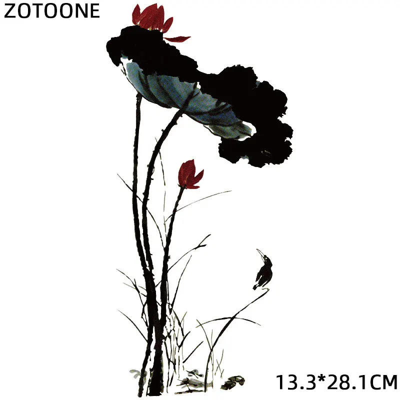 Flower Patch Iron-on Transfers for Clothing Thermoadhesive Patches Daisy Stickers Diy Flex Fusible Transfer Appliques Stripes