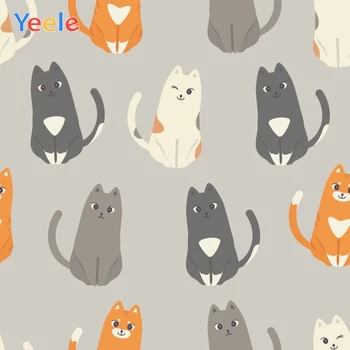 

Yeele Decor Painting Portrait Clever Cat Wink Smile Photography Backdrops Personalized Photographic Backgrounds For Photo Studio