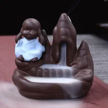 Encens Decoracion Hogar De Incienso ладан держатель маленький монах рефлюкс сигаретная печь ремесла мероприятий