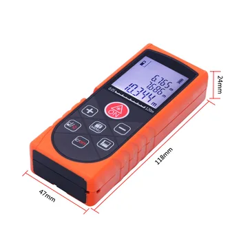 Price Laser Rangefinder Distance Meter Laser Tape 120 Long Range Finder Hunting Digital Measuring Dalmierz Optical Instruments AB50JG