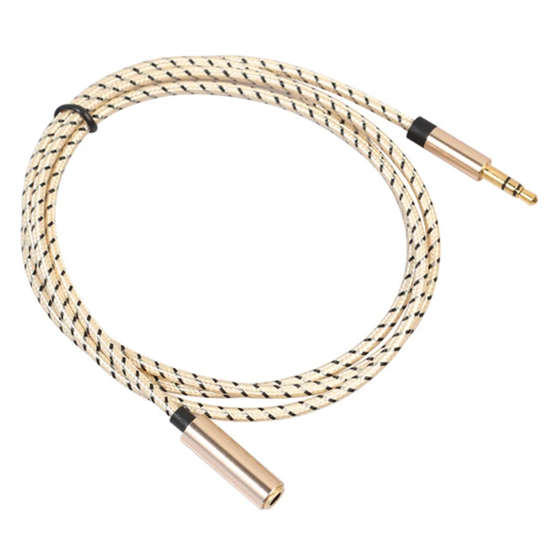 

REXLIS Intervention Headphone Extension Cable 3.5mm Jack Male to Female Aux Cable 3.5mm Audio Extender Cable For Computer Mobile