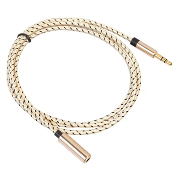 

REXLIS Intervention Headphone Extension Cable 3.5mm Jack Male to Female Aux Cable 3.5mm Audio Extender Cable For Computer Mobile